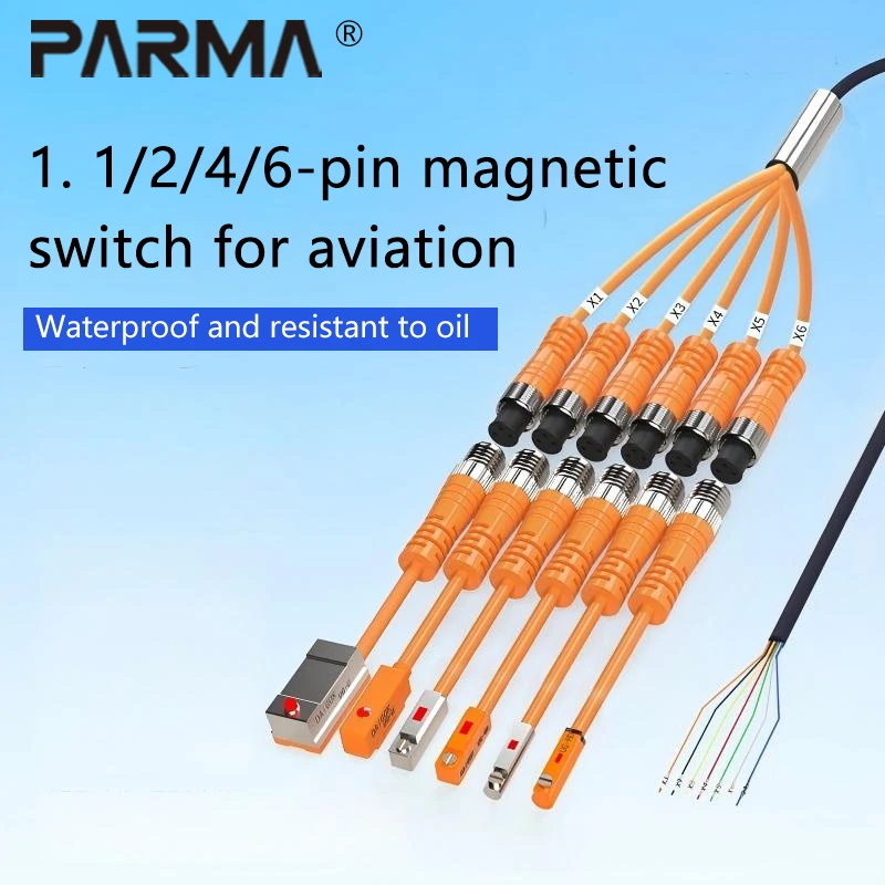 

Магнитный датчик-выключатель цилиндрического типа с авиационным разъемом D-A93-M9BV-CS1-H-G-U-F-M-J-Z-C73