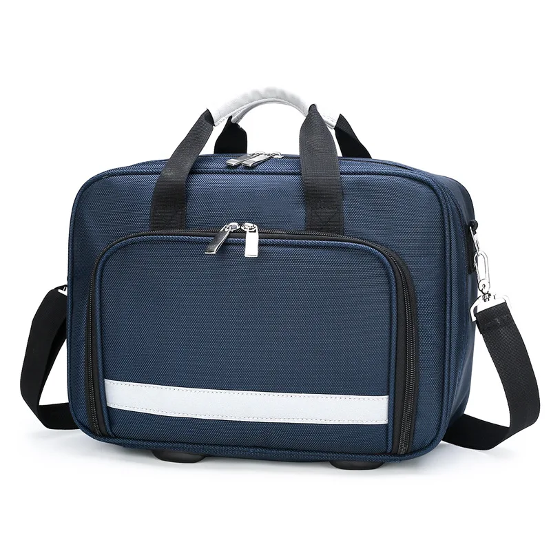 Botiquín de primeros auxilios de emergencia para exteriores, bolsa médica de rescate, estuche de gran capacidad, mochila de viaje Oxford reflectante impermeable con múltiples bolsillos