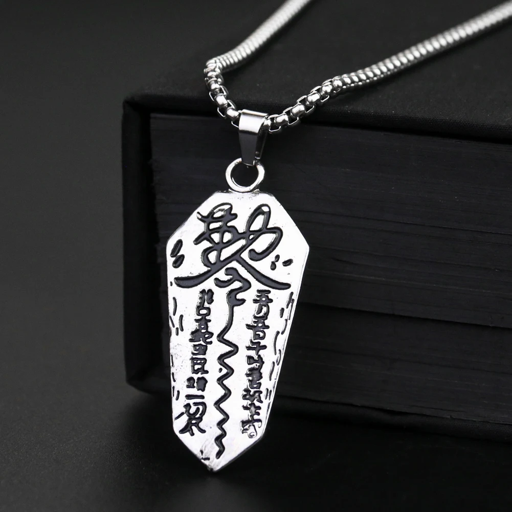 Chinese Taoism Lao Tzu Yin Yang Tai Chi Eight Trigrams Talisman Shield Vintage Stainless Steel Necklace Exorcism Amulet Jewelry