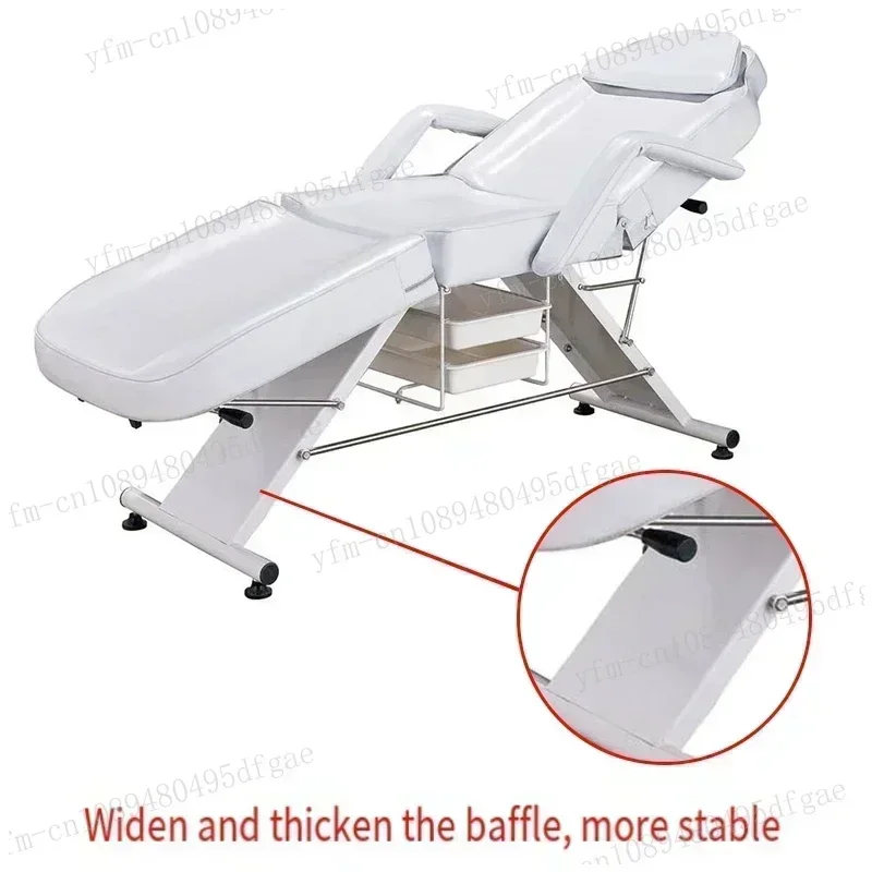 Facial Chair, Tattoo Chair Massage Bed Salon Bed with Hydraulic Stool for Professional Massage Facial Lash Beauty Treatment Spa