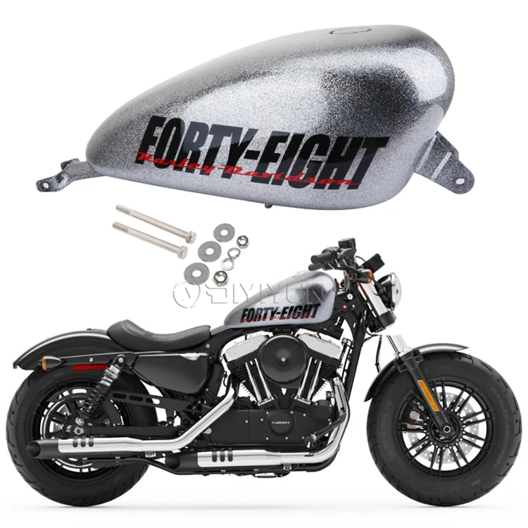 

Custom Logo Petrol Fuel Tank Motorcycle Gas Tank For Harley Sportster 883 1200 72 X48