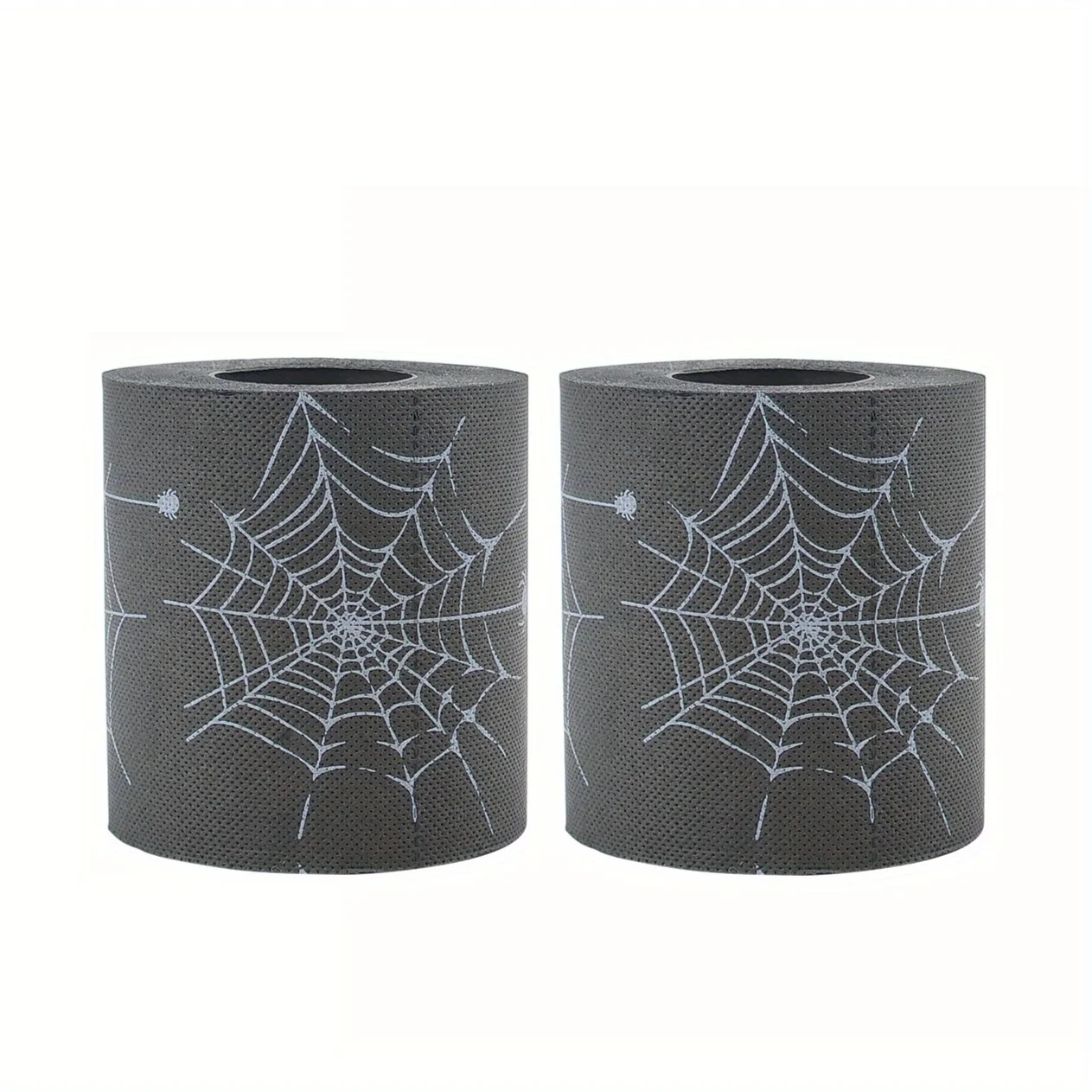Black Web Pattern Toilet Roll, Novelty Spider Web Tissue Paper, Funny Prank Gift, Bathroom Decor, Themed Paper for Party Decorat