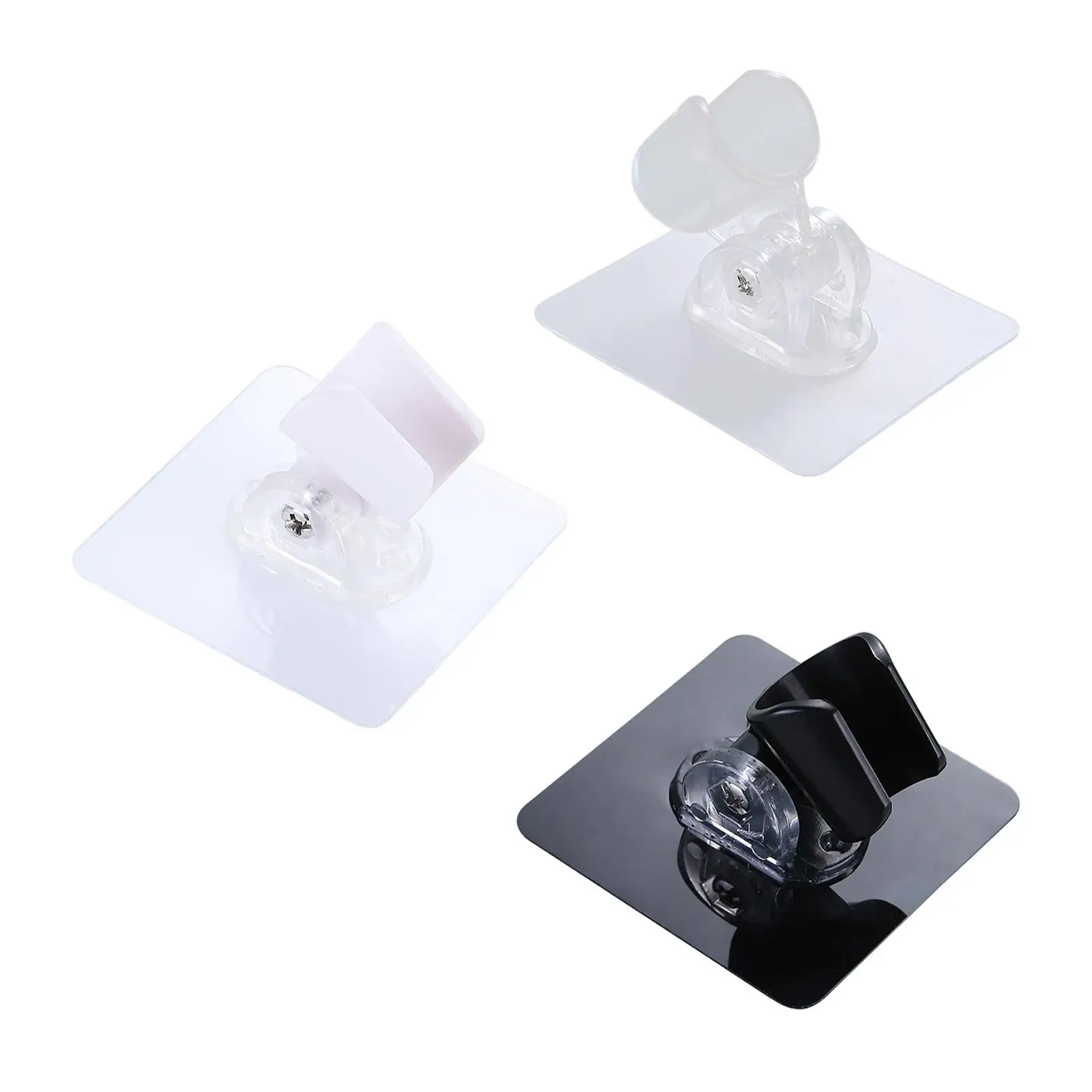 2-6pack Shower Head Holder Waterproof Wall Mount Adjustable Angle Shower Arm