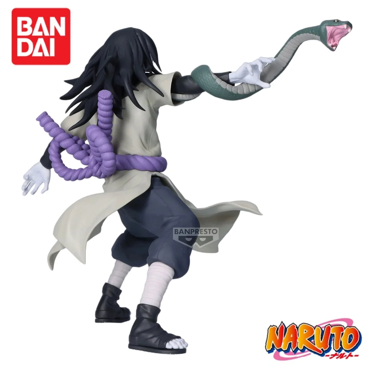 En Stock 100% Original Bandai Banpresto Naruto vibración estrellas Orochimaru figuras de Anime modelo de figura de acción juguetes regalos de navidad