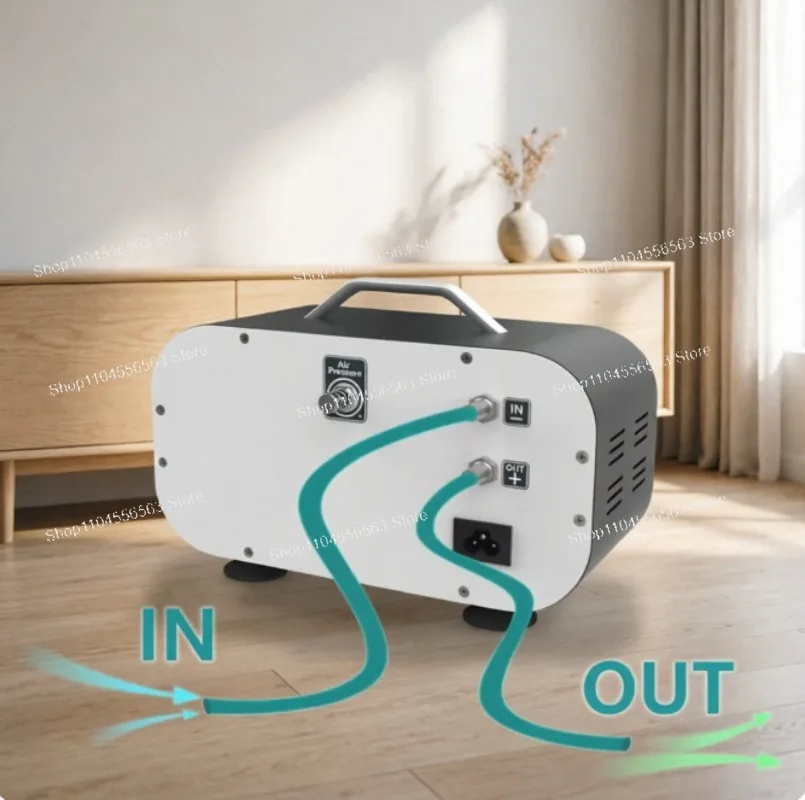Portable Adjustable Pressure Oil Free Diaphragm Vacuum Pump 60L/min Lab Filter Pump for Rotary Evaporator Degassing