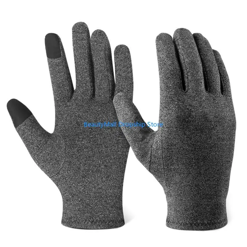 40JD Full Finger Touchscreen Compression Gloves Non-slip for Carpal Tunnel