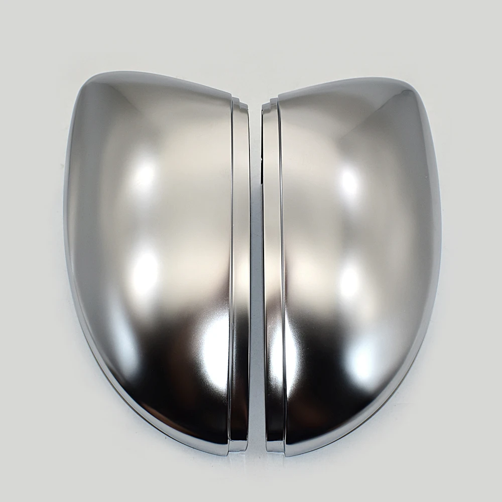 For Golf 7 GTI Lamando Matt Chrome Mirror Cover Silver Rearview Side Mirror Cap 1 pair