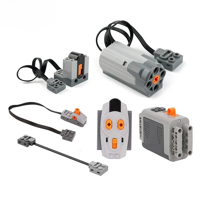 

Технические детали MOC, серводвигатель, батарейный отсек, переключатель света, набор строительных блоков, игрушка PF, многофункциональный инструмент для кирпичей Legoeds