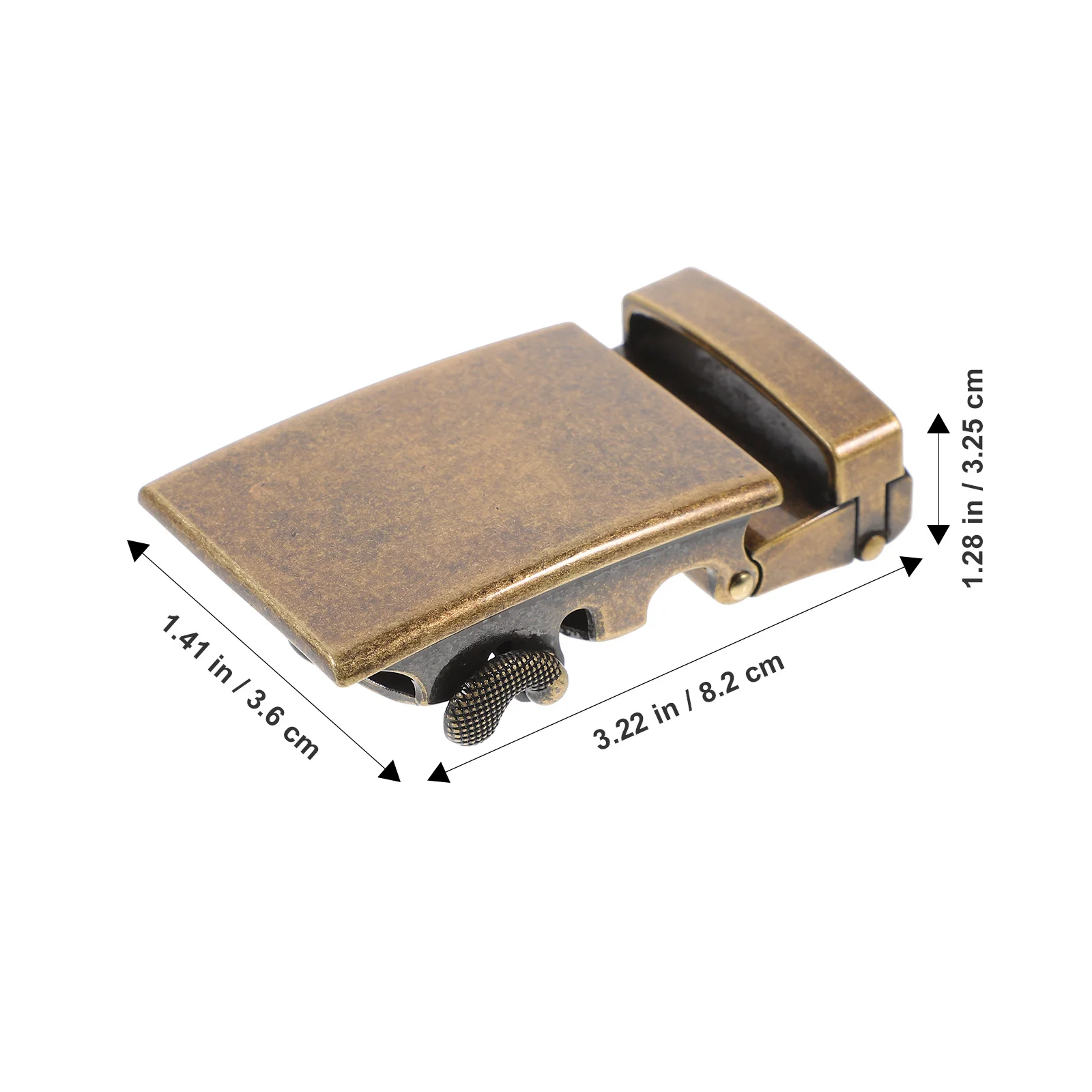 مشبك حزام أوتوماتيكي ممتاز للرجال مصنوع من خليط معدني صلب ومقاوم للخدش وحزام بتصميم كلاسيكي أسود متوافق