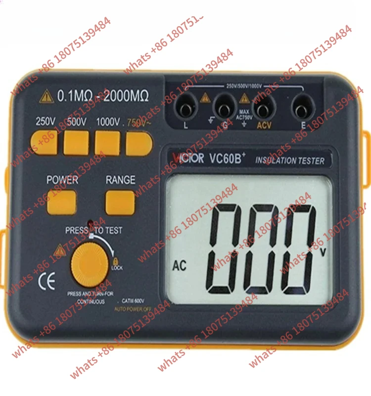 

Insulation resistance tester