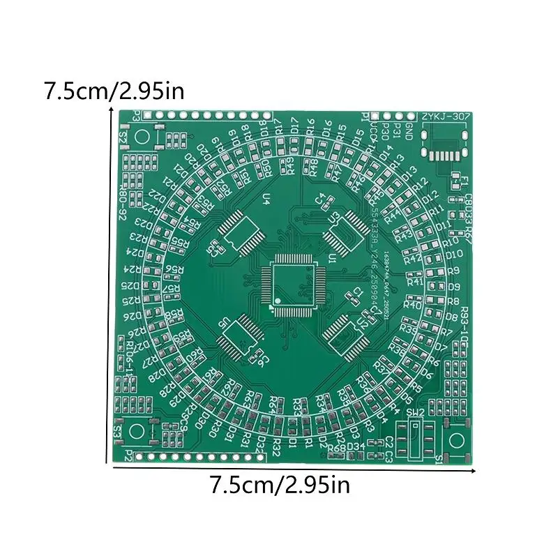 {BBAB1}LQFP64 Soldering Practice Kit For Beginners Flow Light Circuit Board 5V Type-C Interface DIY Electronic Project Board Kit