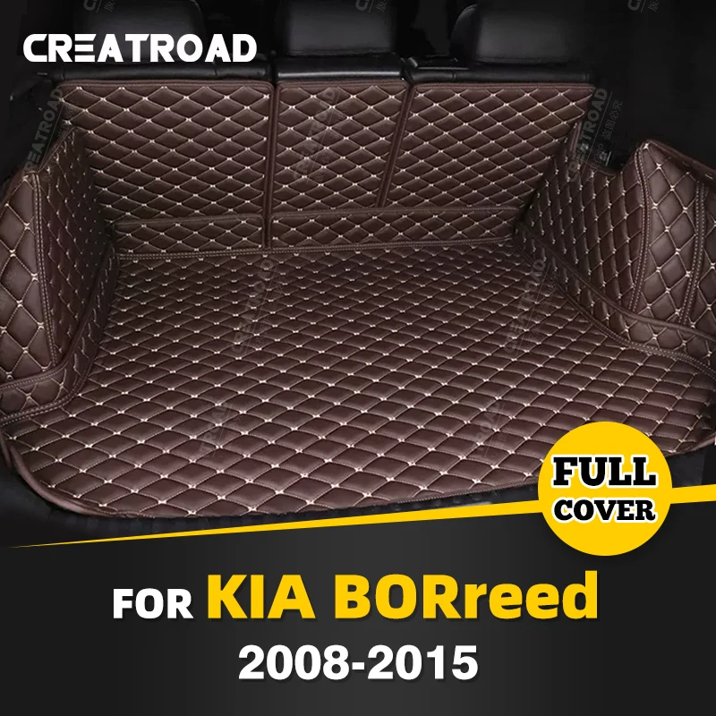 

Auto Full Coverage Trunk Mat For Kia Borreed 2008-2015 14 13 12 11 10 09 Car Boot Cover Pad Cargo Interior Protector Accessories