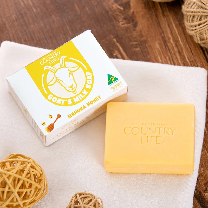 

Australian Goat Milk Soap with Manuka Honey, Gentle Cleansing for Face & Body, Nourishing & Moisturizing