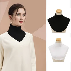 Detachable Half Top Collar Neck False Turtleneck Neck Warmer Fake Collars for Women Turtle Neck Layering Turtleneck Collar