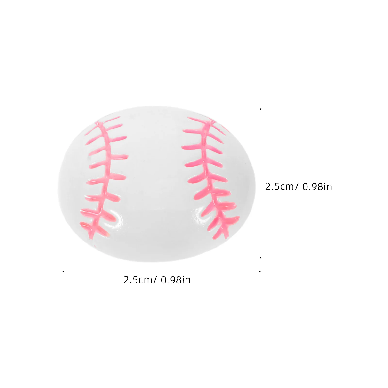 40 pezzi di ciondoli in resina palla sportiva sfusa kit artigianale fai da te per la creazione di gioielli bracciali portachiavi perline decorative per scrapbooking