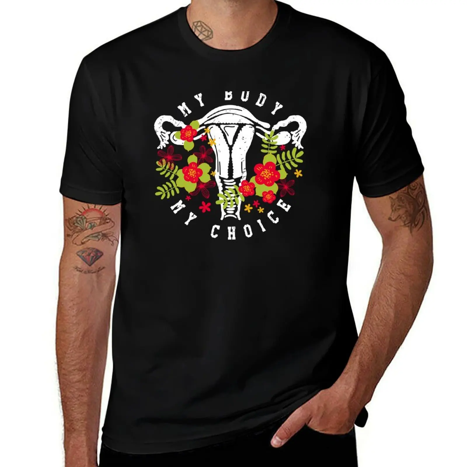 My Body My Choice T-Shirt Basic Short Sleeve for Men T-Shirt