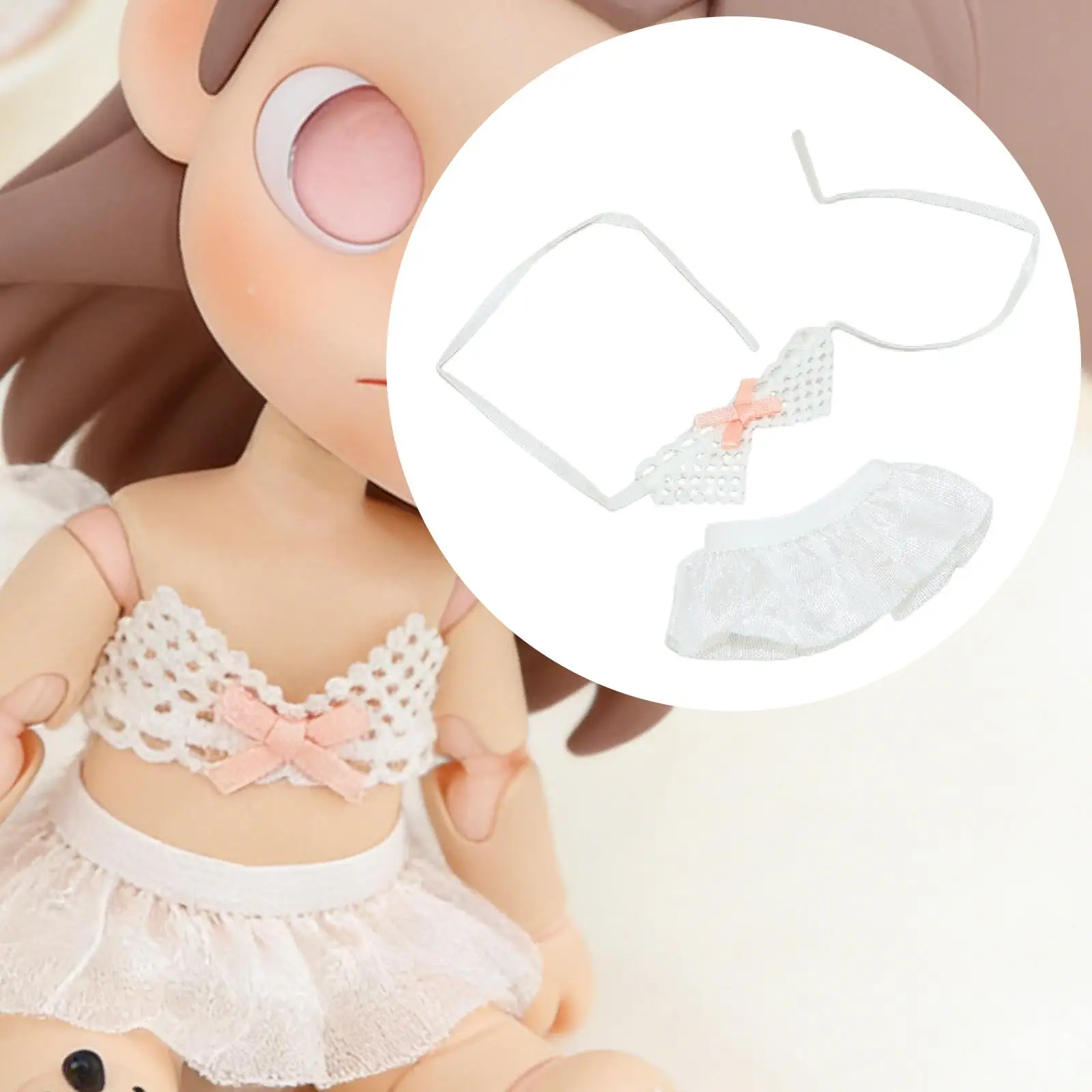 

Doll Clothes for 1/8 BJD Make Your Dolls Clothing Easy to Wear DIY Trendy Dress up Doll Summer Swimming Clothes Dolls Outfit