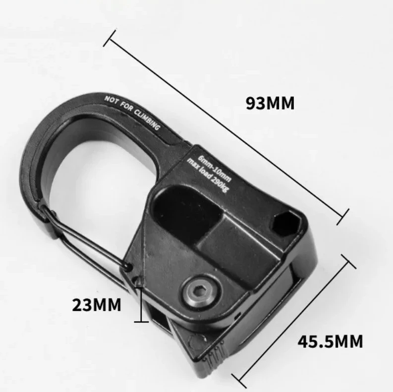 2PCS Outdoor One Way Self Lock Tensioner Windproof Canopy Line Large Tent Kayak Fastening Cord Tool