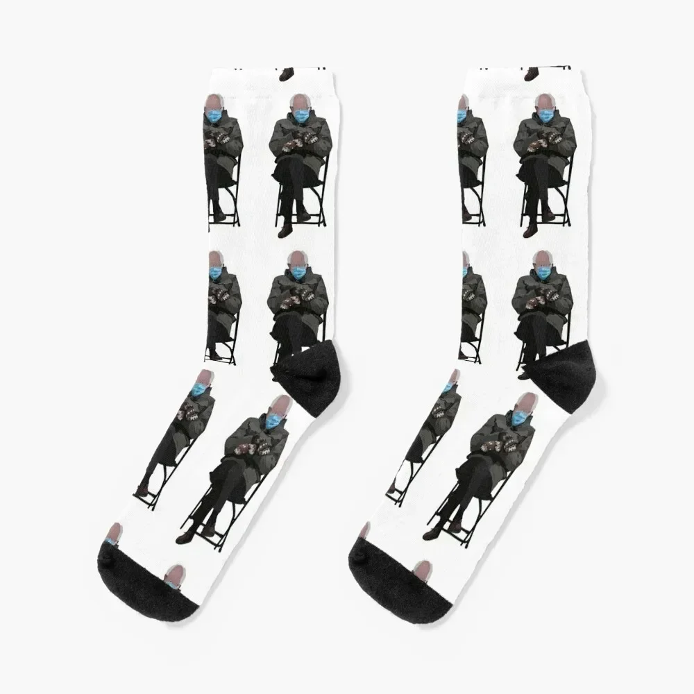 

Bernie Sanders | Inauguration Fashion Mittens Socks snow retro Wholesale set Luxury Woman Socks Men's