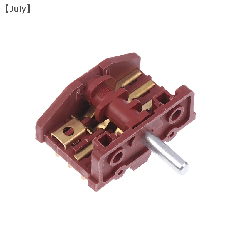 16A T150 AC Oven Switch 4 Gear Position Electric Heater Switch 6Pin Knob Rotary Stove Oven Switch Temperature Control Switch