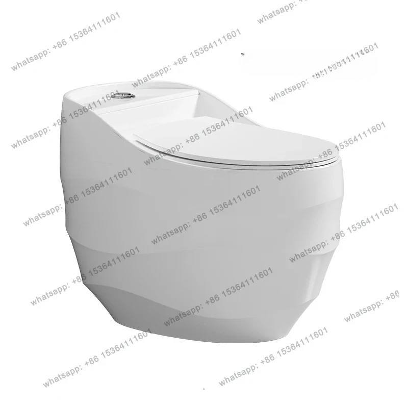 New household ordinary toilet creative egg-shaped color toilet small apartment large suction large pipe