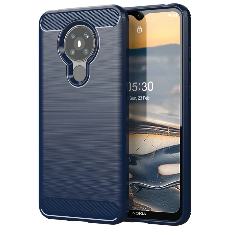 For Nokia 5.3 nokia5.3 Soft Phone Cover Luxury Silicone Protective Case for nokia 5.3 Shockproof Matte Back Cases Coque Fundas