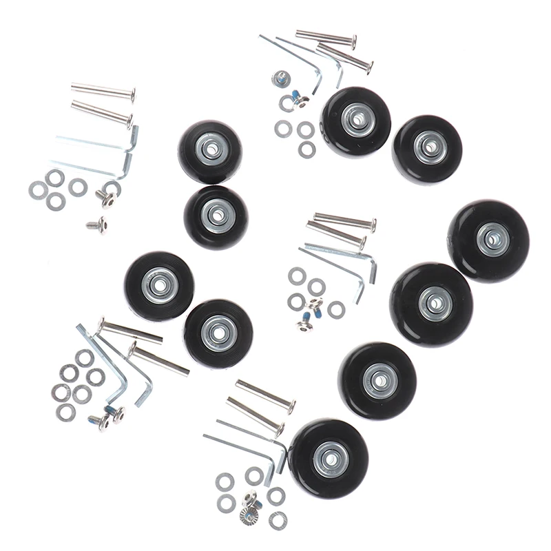 OD 40-54mm Luggage Suitcase Replacement Wheels Repair Kit Axles Deluxe