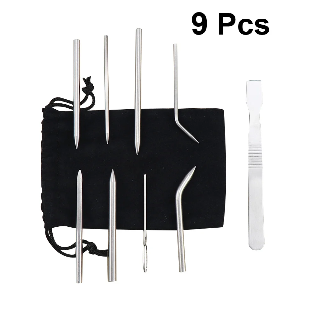 

1Set Lacing Stitching Needle Kit Professional Paracord Weaving Needles for Handmade Enthusiasts and Gifts Paracord Stitching Set