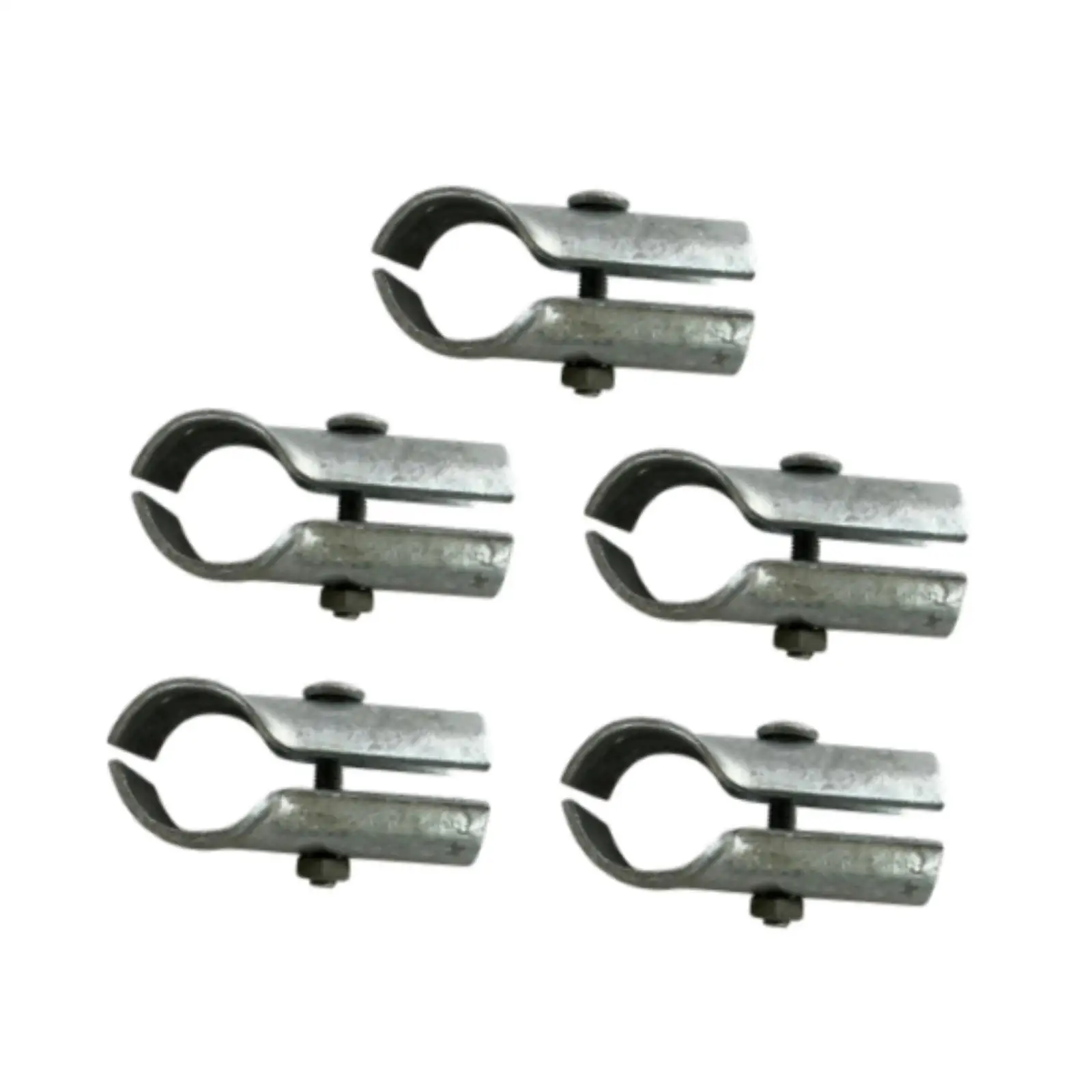 

5x зажимы для забора с цепными звеньями, оцинкованные для собак, питомника, фермы, спортивного полевого забора