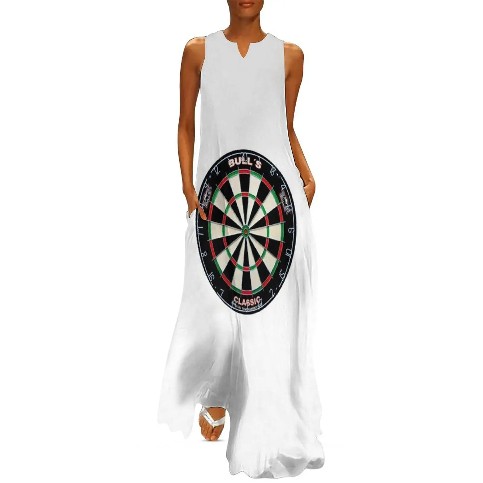 Original Dartboard Long Dress dress dresses Summer skirt