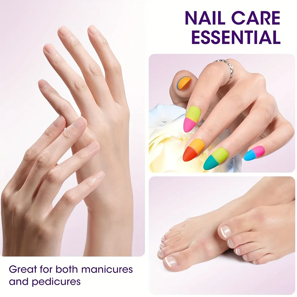 YUITIKUE Removedor de cutículas de 10 segundos 15 ml: suavizante y absorción rápida, cuidado natural para uñas más saludables, manicura y pedicura