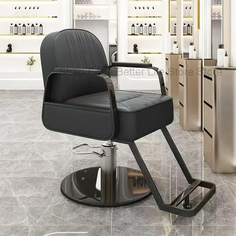 

Wheels Barber Chairs Hair Stylist Aesthetic Dressing Barber Chair Stylist Garden Tabouret Coiffeuse Commercial Furniture WJ30XP