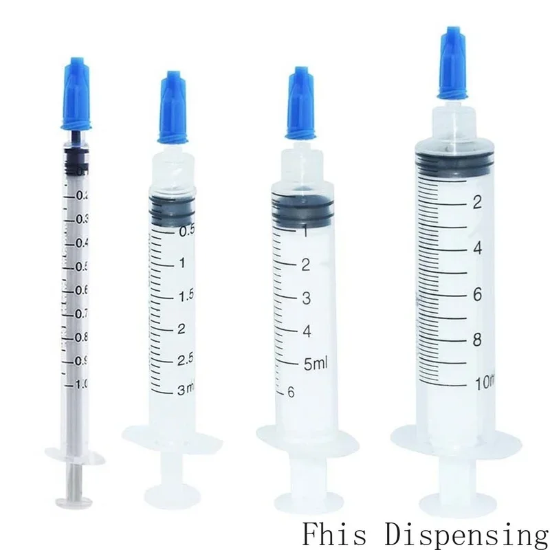 

Dispensing Syringes 1ml 3ml 5ml 10ml Plastic with Tip Cap Pack of 100