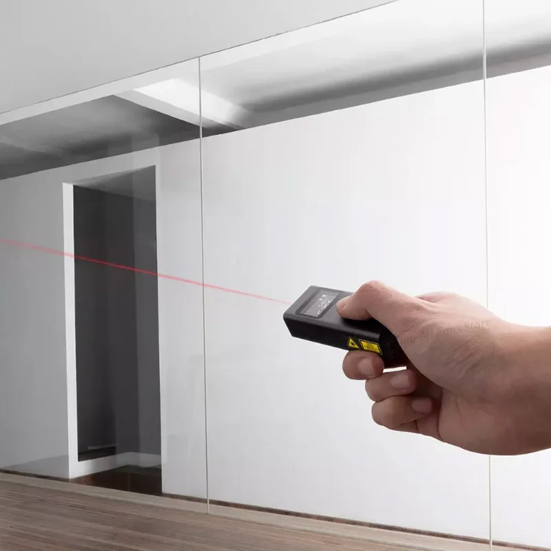 Xiaomi Mijia شريط قياس ليزر ذكي Rangefinder ذكي 40 متر شاشة LCD مسافة الليزر العمل مع تطبيق MiHome الصين البر الرئيسى