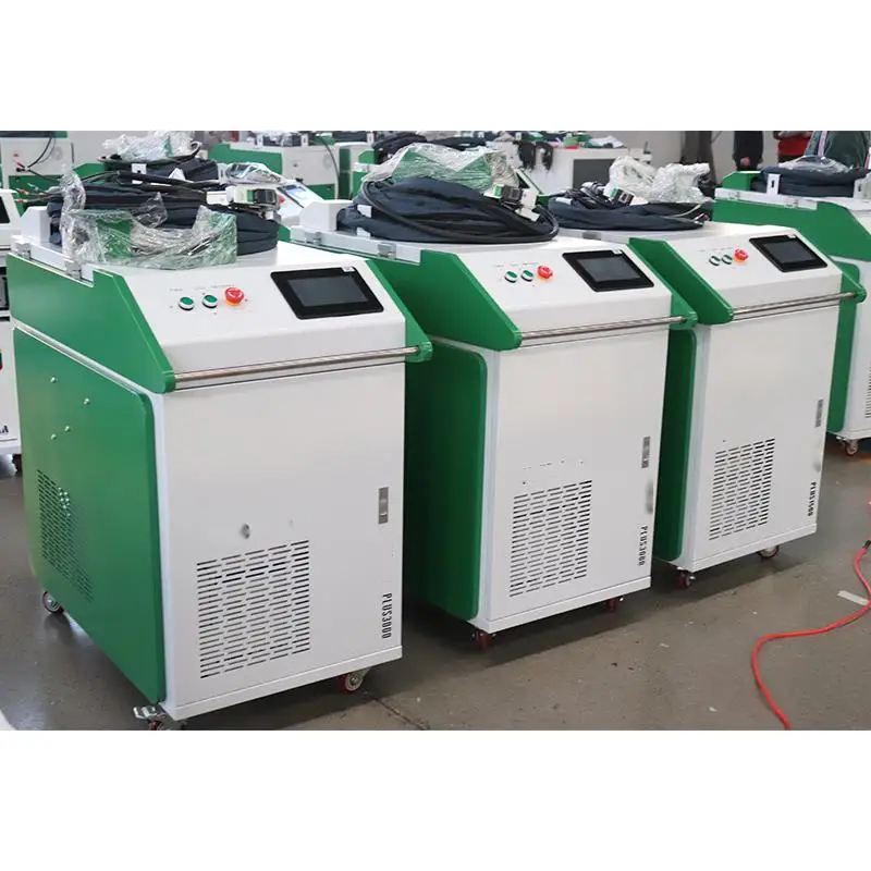 Rust Laser Cleaning 3kw CW Continuous Laser Cleaner For Oil Steel Stains Metal Mold Laser Rust Remover 1500W