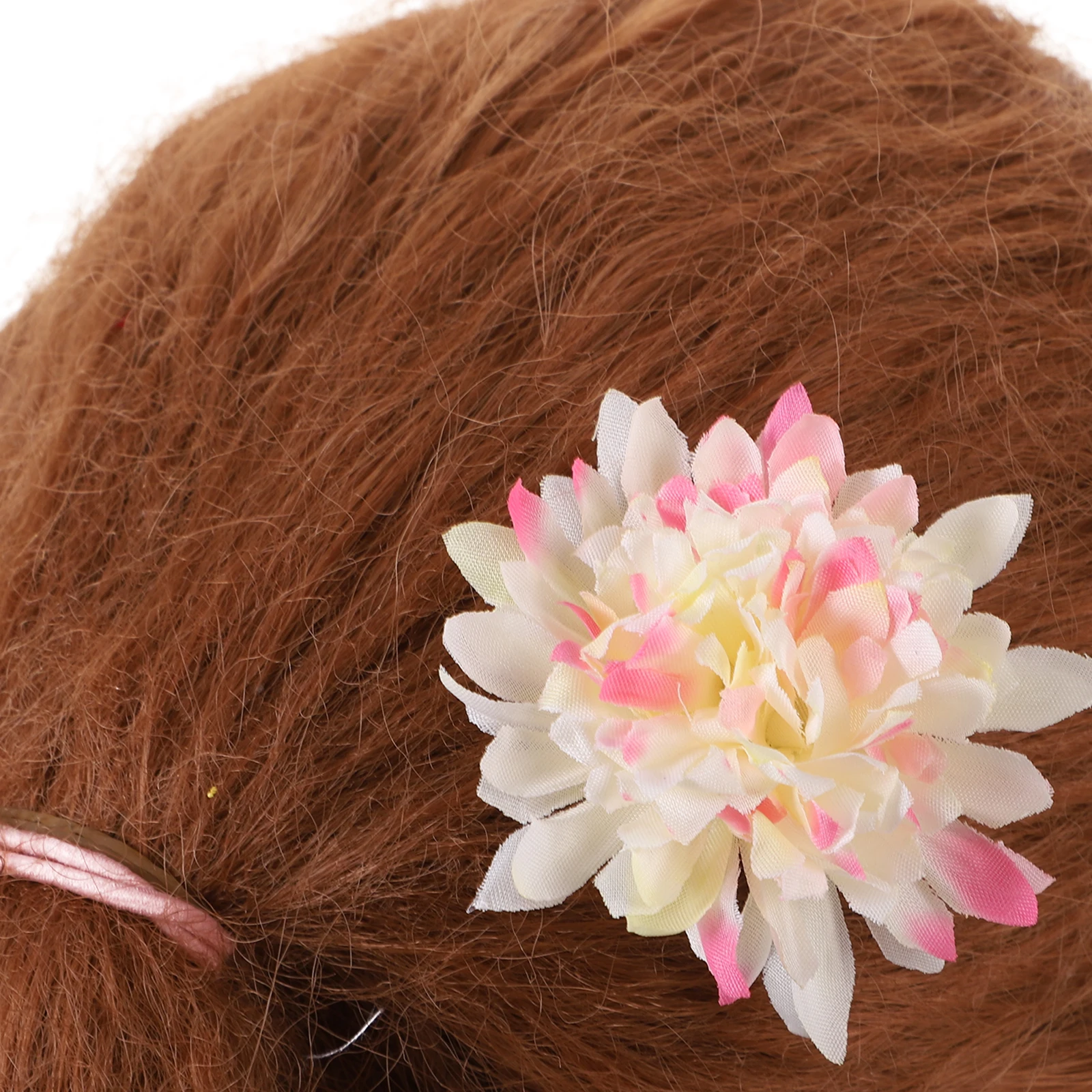 

21 Pcs Flower Hair Clips Set for Girls Women 3D Layered Petal Design Wedding School Alloy Cloth Material Hair Barrettes