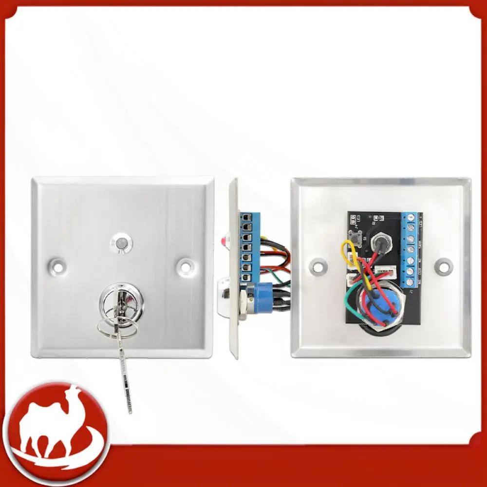 Emergency Reset Key Switch S86KLC Industrial Control Component Red Green Light Indicator Security Panel