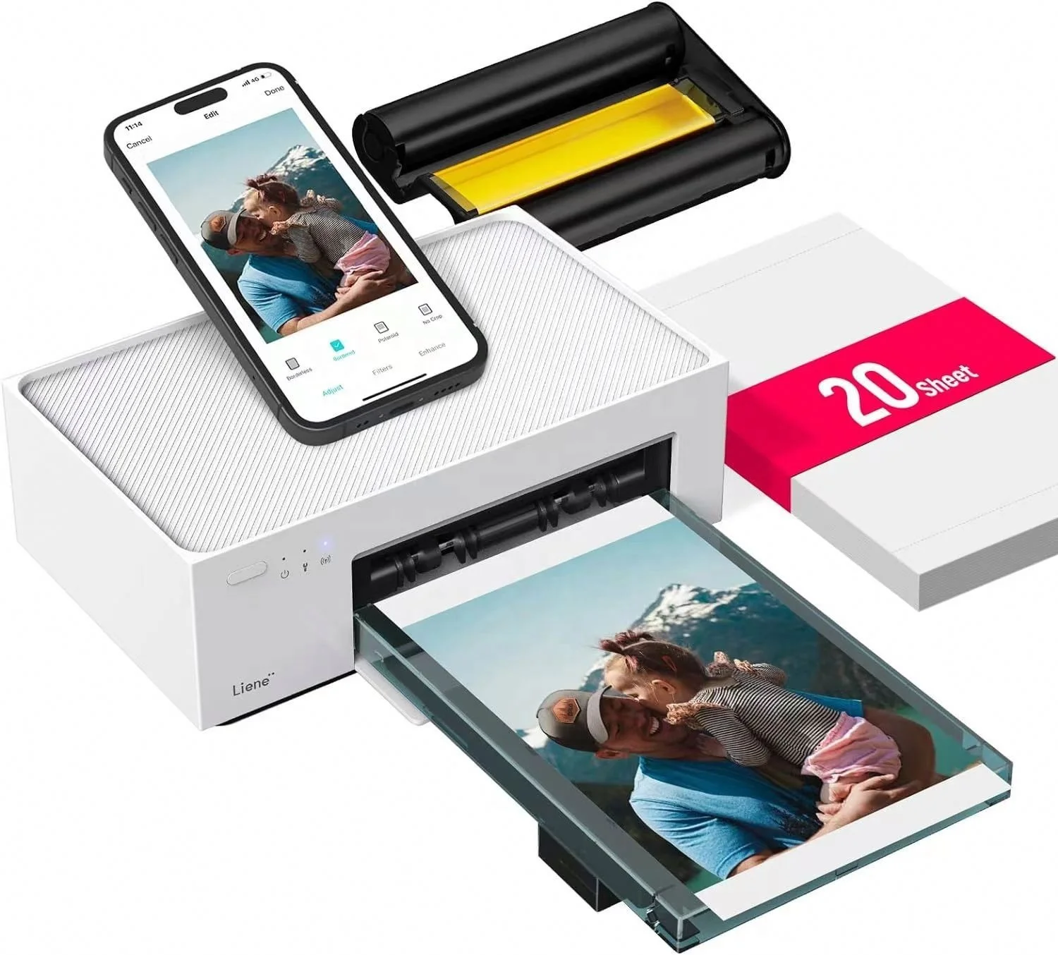 Portable Photo Printer With High-Resolution Output Ideal For Kids Projects