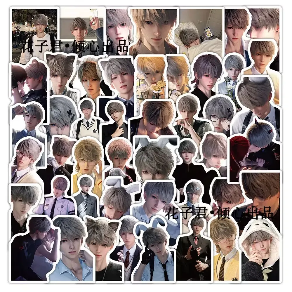 130 "Shen Xinghui" 스티커, "Love and DeepSpace" 높은 등장 수준의 주인공 장식 노트 문구 스티커 diy