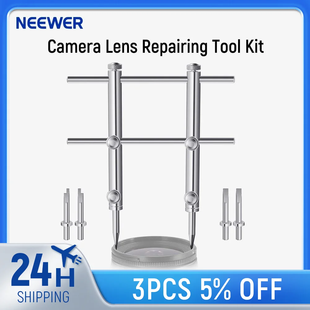 

Neewer Camera Lens Openning Repairing Tool Kit Includes for Canon Nikon Sony Olympus DSLR Camera