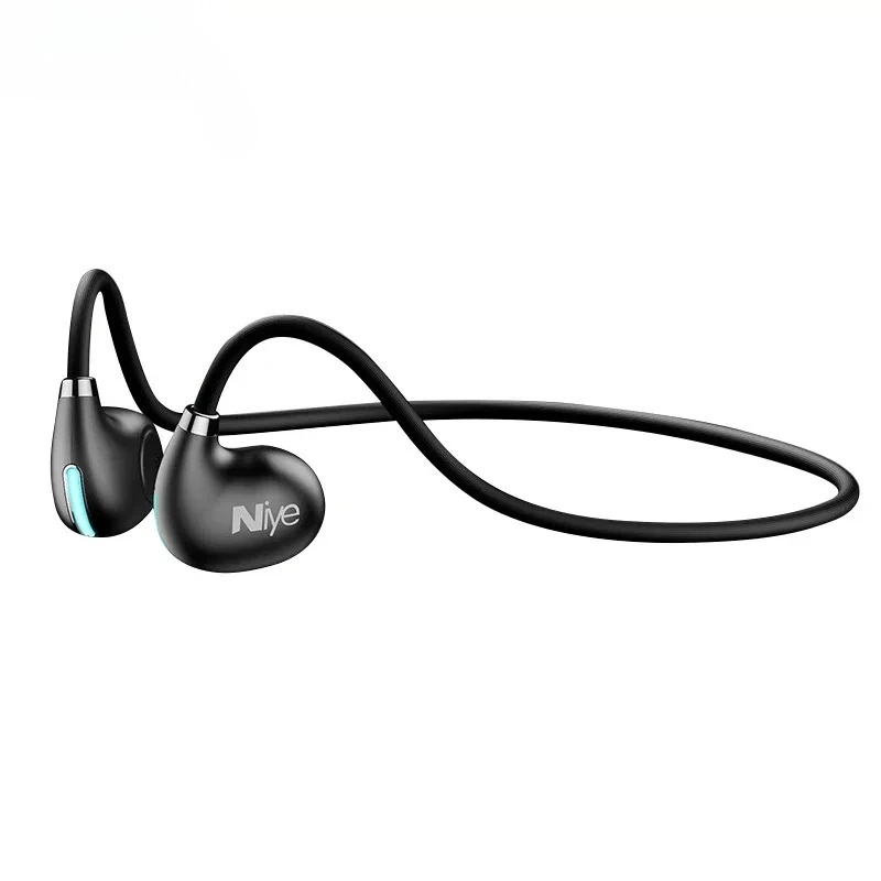 Wireless Bluetooth Air Conduction Headset Hanging Ear Bluetooth 5.3 Headset with Microphone HD Low Latency Sports Headset
