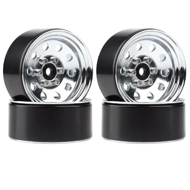 

4PCS Metal 1.9" Beadlock Wheel Rims 3 Style for 1:10 RC Crawler Car Axial SCX10 90046 TRX4 Redcat GEN8