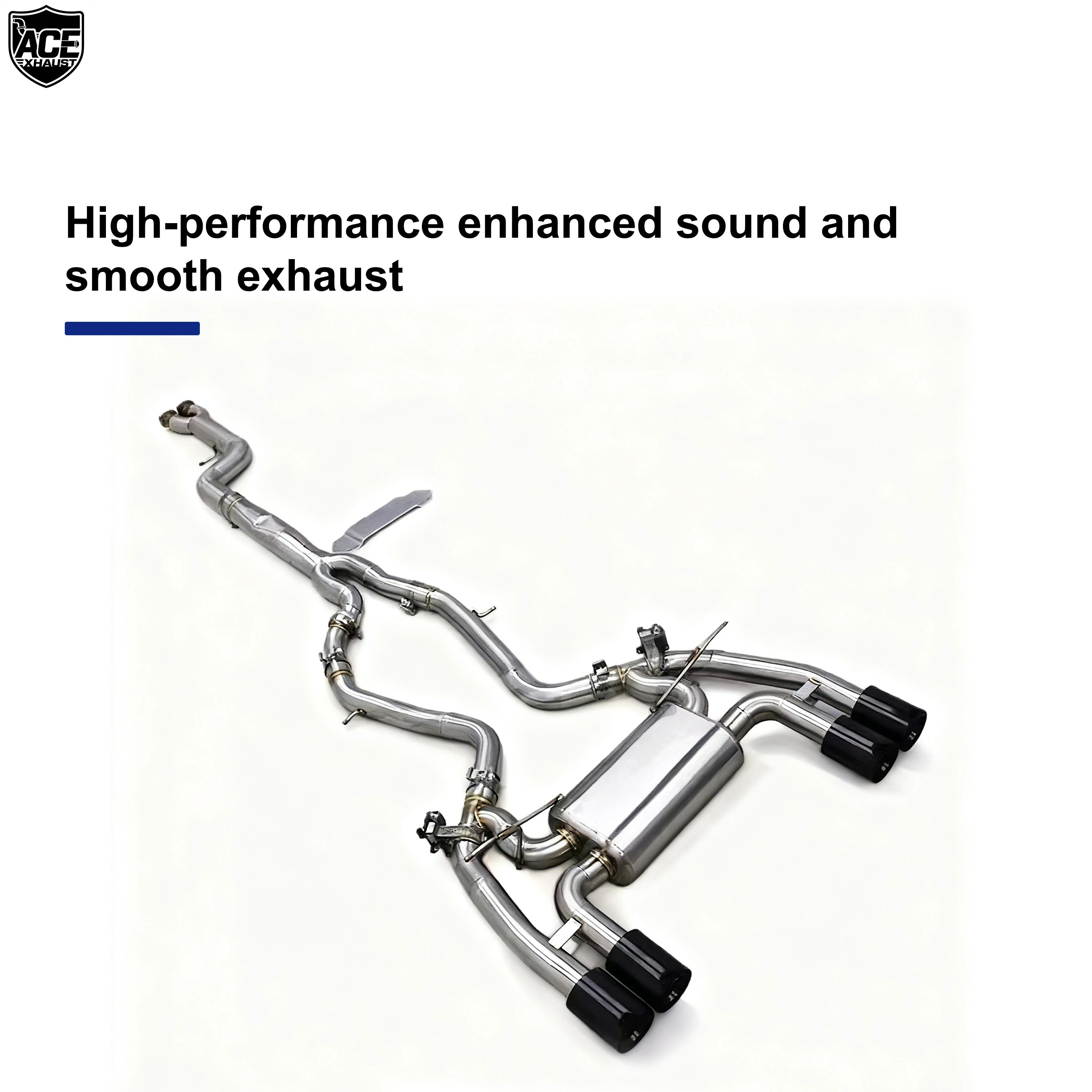 ACE Geeignet für BMW F87 M2C 3.0T Valvetronic Auspuffanlage Catback Hochleistungs-Auspuffsystem Schalldämpfer mit Fernbedienung – Detail 5