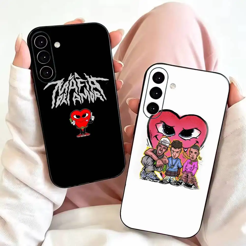 Love Mafia La Mafia Del Amor Phone Case Black Silicone Soft For Samsung Galaxy A73,A72,A71,A70,A53,A52,A51
