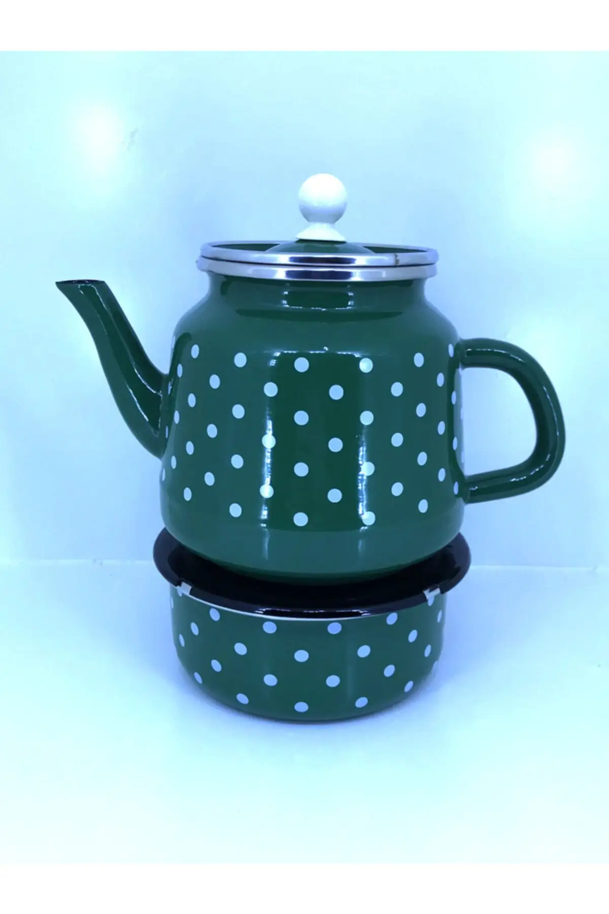 Green Speckle Pattern Nihaleli Teapot