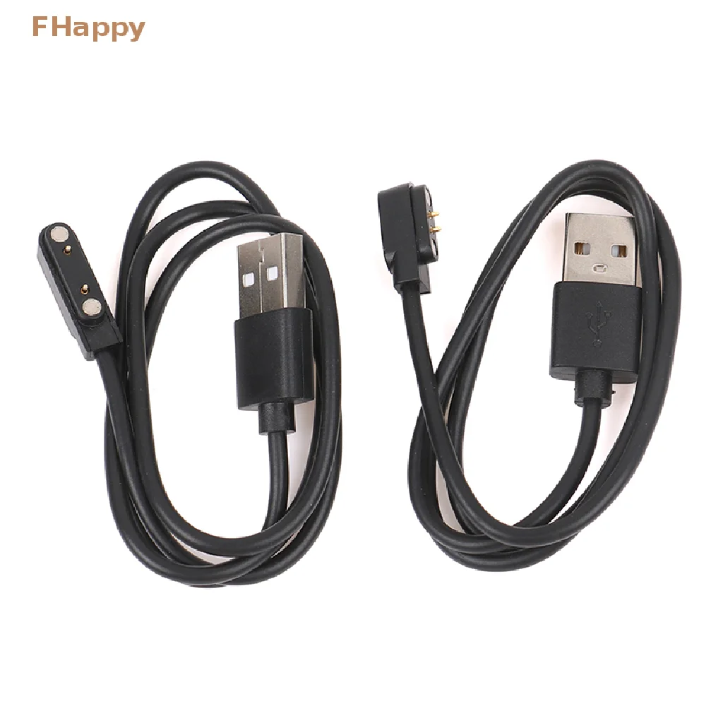 1PC 60CM uniwersalny ładowarka do inteligentnego zegarka przewód, magnetyczny przewód ładujący 2 Pin 4 Pins USB ładowarka do inteligentnego zegarka