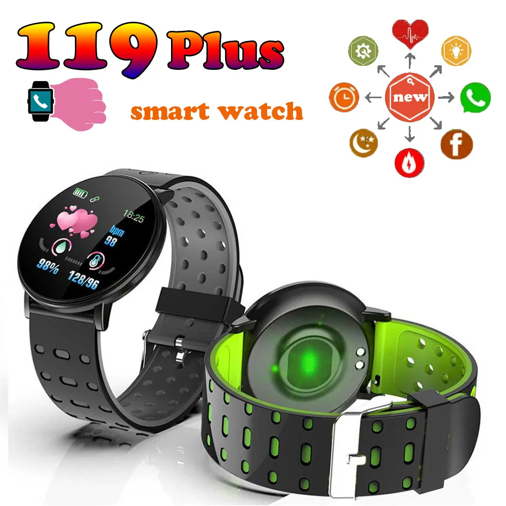 

Smart Wrist Watch for Children Waterproof Sport Round Smartwatch Circular Screen Smart Clock Fitness Tracker Watch reloj hombre