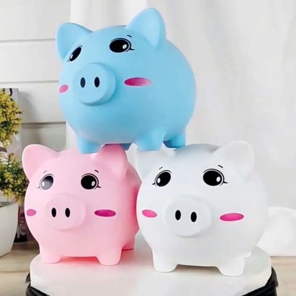 안티 드롭 돼지 돼지 저금통 장식 대용량 만화 돼지 돈 상자 모델 Collectible 돼지 모델 돼지 저금통 어린이/어린이