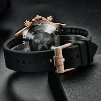 PAGANI DESIGN New Gold Blue Luxury Quartz Watch For Men Gift Box VK63 Movt Chronograph Sapphire Crystal Stainless Steel Watch photo 5