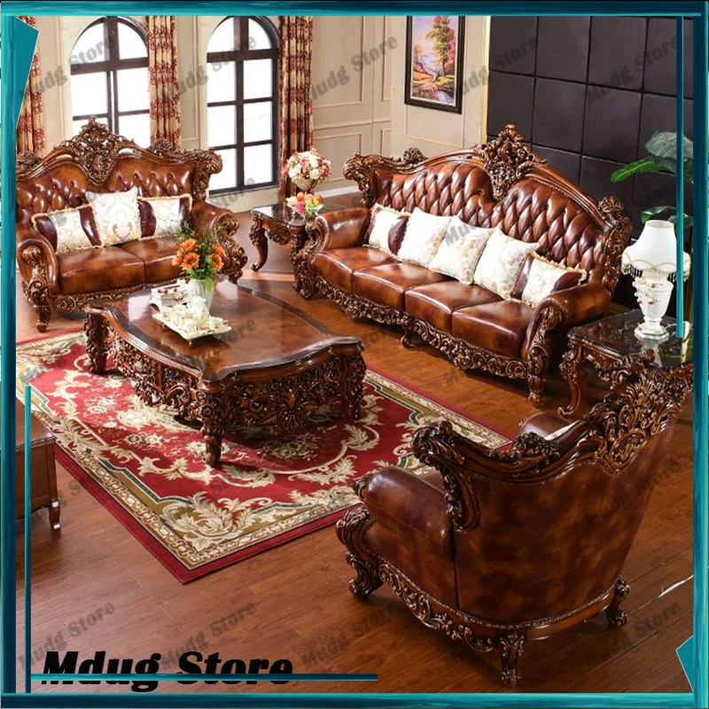 Classic Double Sofa Designer Recliner Cushion Apartment Arm Sofas Living Room Luxury Divani Da Soggiorno Home Decoration